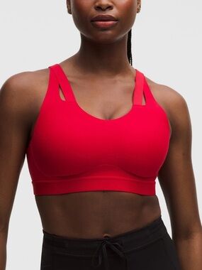 Lululemon Levitation Sports Bra Oxford Red 36B NWT High Support Adjustable